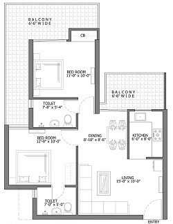 Gaur City 7th Avenue Floor Plan